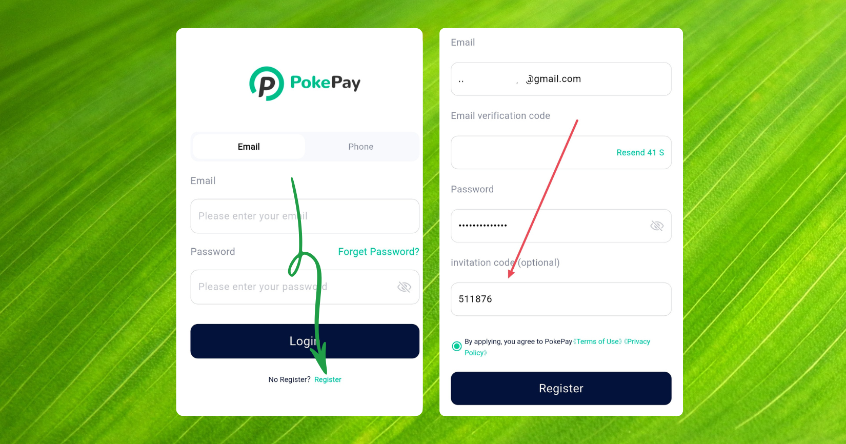 Enter Referral Code