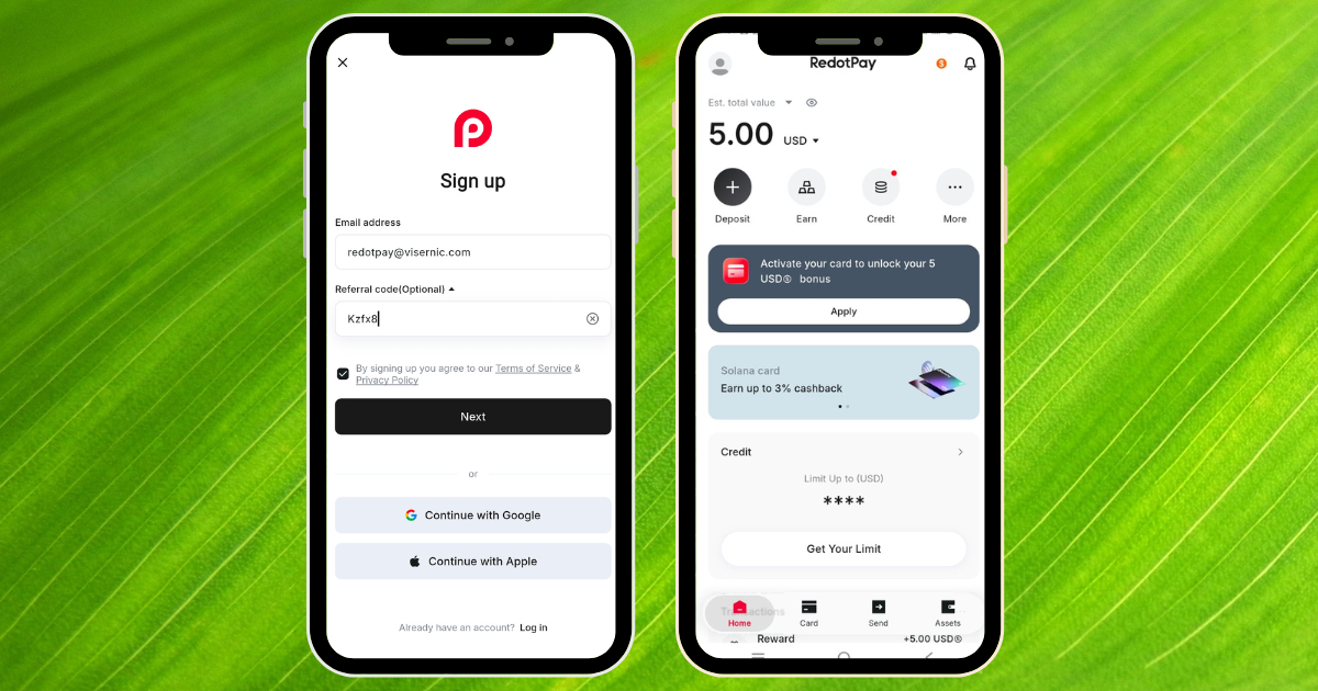 Register & Claim $5