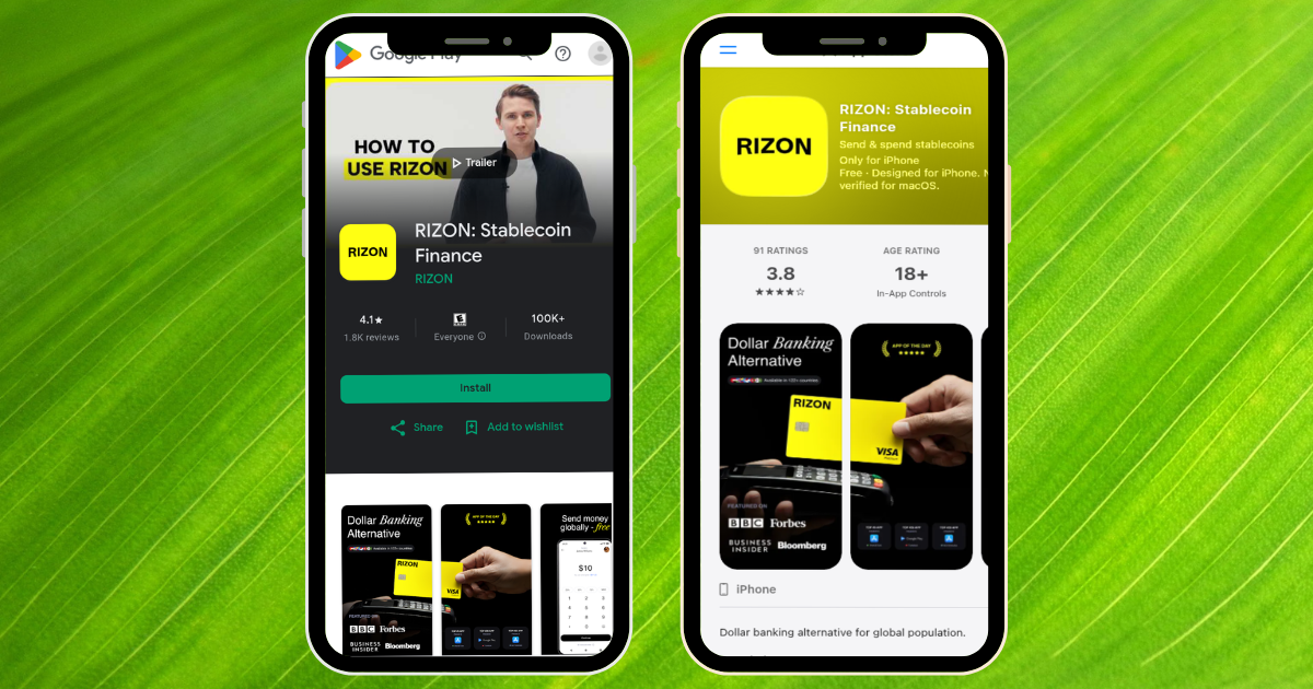 Install Rizon App
